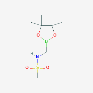 N-[(4,4,5,5-tetramethyl-1,3,2-dioxaborolan-2-yl)methyl]methanesulfonamide