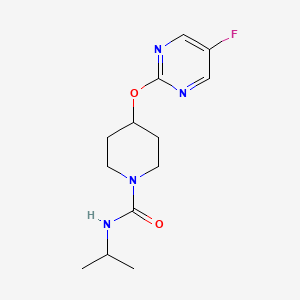 4-(5-Fluoropyrimidin-2-yl)oxy-N-propan-2-ylpiperidine-1-carboxamide