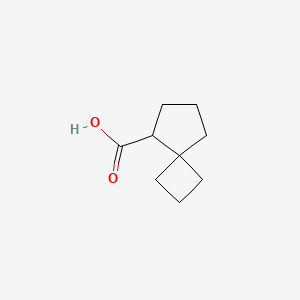 molecular formula C9H14O2 B2811742 Spiro[3.4]octane-5-carboxylic acid CAS No. 1314388-70-9