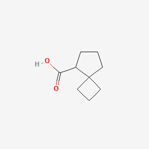 molecular formula C9H14O2 B2811742 Spiro[3.4]octane-8-carboxylic acid CAS No. 1314388-70-9