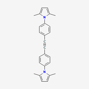 1-(4-{2-[4-(2,5-dimethyl-1H-pyrrol-1-yl)phenyl]ethynyl}phenyl)-2,5-dimethyl-1H-pyrrole
