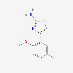 4-(2-Methoxy-5-methylphenyl)-1,3-thiazol-2-amine