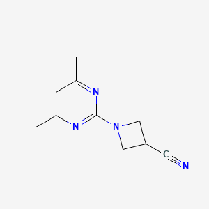 1-(4,6-Dimethylpyrimidin-2-yl)azetidine-3-carbonitrile