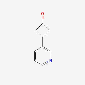 molecular formula C9H9NO B2811783 3-(pyridin-3-yl)cyclobutan-1-one CAS No. 1211581-96-2