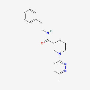 molecular formula C19H24N4O B2811824 1-(6-甲基吡啶并[1,6]嗪-3-基)-N-苯乙基哌啶-3-羧酰胺 CAS No. 2309732-56-5