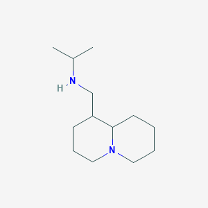 N-(octahydro-2H-quinolizin-1-ylmethyl)propan-2-amine