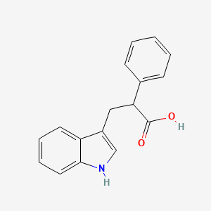 3-(1H-indol-3-yl)-2-phenylpropanoic acid