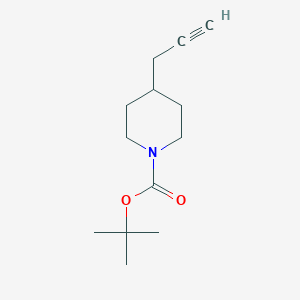 molecular formula C13H21NO2 B2811876 tert-Butyl 4-(prop-2-yn-1-yl)piperidine-1-carboxylate CAS No. 301185-41-1
