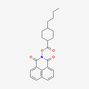 molecular formula C23H25NO4 B2811898 1,3-dioxo-1H-benzo[de]isoquinolin-2(3H)-yl 4-butylcyclohexanecarboxylate CAS No. 441291-94-7