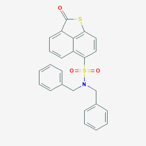 molecular formula C25H19NO3S2 B281196 N,N-dibenzyl-2-oxo-2H-naphtho[1,8-bc]thiophene-6-sulfonamide 