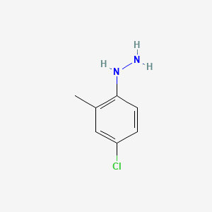 molecular formula C7H9ClN2 B2812045 (4-Chloro-2-methylphenyl)hydrazine CAS No. 19690-59-6; 58791-94-9
