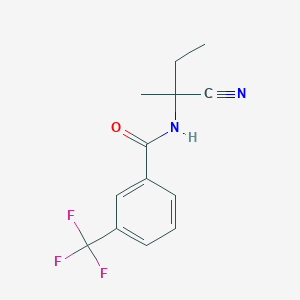 molecular formula C13H13F3N2O B2812095 N-(1-cyano-1-methylpropyl)-3-(trifluoromethyl)benzamide CAS No. 1258683-03-2