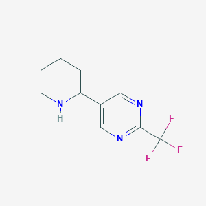 5-Piperidin-2-yl-2-(trifluoromethyl)pyrimidine