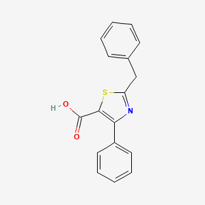 2-Benzyl-4-phenyl-1,3-thiazole-5-carboxylic acid