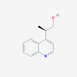 molecular formula C12H13NO B2812168 (R)-2-(4-Quinolinyl)-1-propanol CAS No. 2248183-29-9