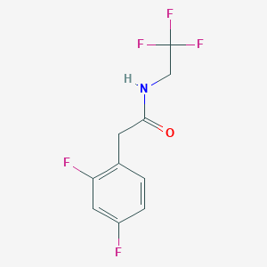 2-(2,4-Difluorophenyl)-N-(2,2,2-trifluoroethyl)acetamide