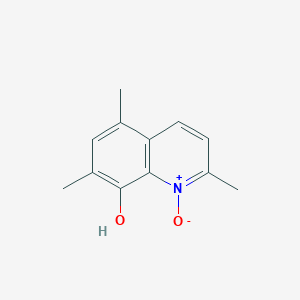 molecular formula C12H13NO2 B2812183 2,5,7-Trimethylquinolin-8-ol 1-oxide CAS No. 6854-17-7