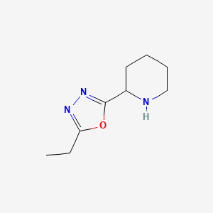 2-(5-Ethyl-1,3,4-oxadiazol-2-yl)piperidine