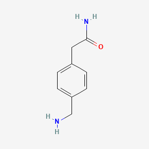molecular formula C9H12N2O B2812229 2-[4-(aminomethyl)phenyl]acetamide CAS No. 181466-81-9