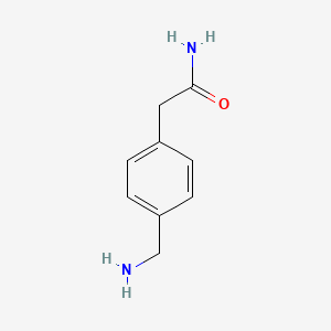 B2812229 4-(Aminocarbonylmethyl)benzenemethanamine CAS No. 181466-81-9