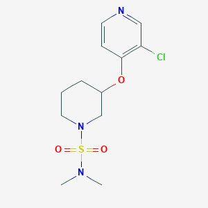 3-((3-chloropyridin-4-yl)oxy)-N,N-dimethylpiperidine-1-sulfonamide