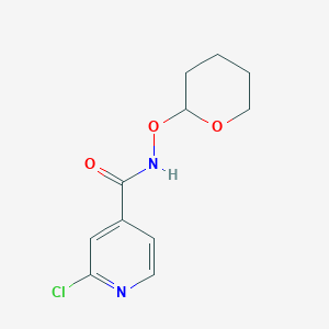 2-chloro-N-(oxan-2-yloxy)pyridine-4-carboxamide
