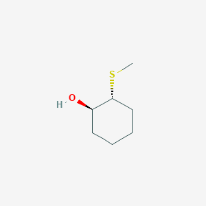 molecular formula C7H14OS B2812360 (1R,2R)-2-Methylthiocyclohexanol CAS No. 134108-72-8; 41578-04-5