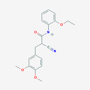 2-cyano-3-(3,4-dimethoxyphenyl)-N-(2-ethoxyphenyl)propanamide