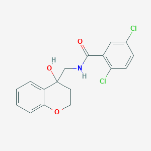molecular formula C17H15Cl2NO3 B2812406 2,5-dichloro-N-((4-hydroxychroman-4-yl)methyl)benzamide CAS No. 1421467-81-3