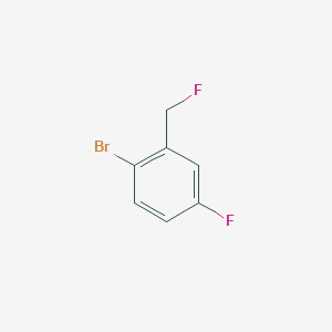 molecular formula C7H5BrF2 B2812414 2-Bromo-5-fluorobenzyl fluoride CAS No. 2244085-04-7