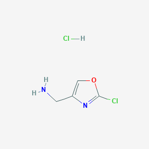 (2-Chloro-1,3-oxazol-4-yl)methanamine hydrochloride