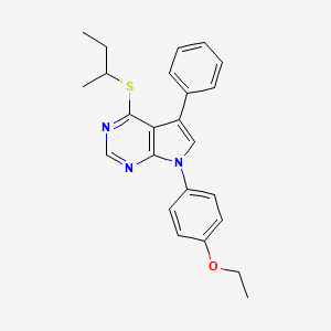 4-(sec-butylthio)-7-(4-ethoxyphenyl)-5-phenyl-7H-pyrrolo[2,3-d]pyrimidine