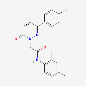 2-[3-(4-chlorophenyl)-6-oxopyridazin-1-yl]-N-(2,4-dimethylphenyl)acetamide