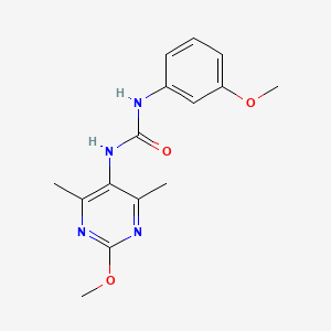 1-(2-Methoxy-4,6-dimethylpyrimidin-5-yl)-3-(3-methoxyphenyl)urea