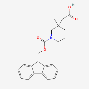 5-{[(9H-fluoren-9-yl)methoxy]carbonyl}-5-azaspiro[2.5]octane-1-carboxylic acid