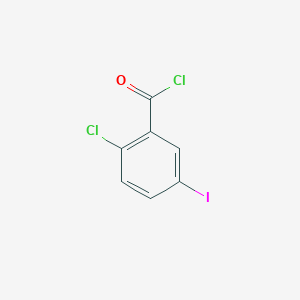molecular formula C7H3Cl2IO B2812660 2-Chloro-5-iodobenzoyl chloride CAS No. 281652-58-2