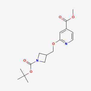 Methyl 2-[[1-[(2-methylpropan-2-yl)oxycarbonyl]azetidin-3-yl]methoxy]pyridine-4-carboxylate