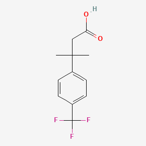 3-Methyl-3-[4-(trifluoromethyl)phenyl]butanoic acid