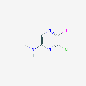 6-Chloro-5-iodo-N-methylpyrazin-2-amine