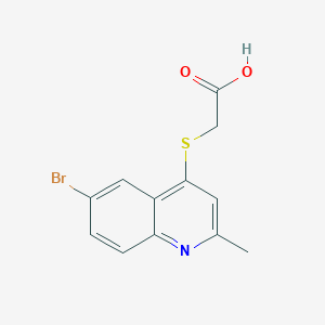 (6-Bromo-2-Methyl-Quinolin-4-Yl-Sulfanyl)-Acetic Acid
