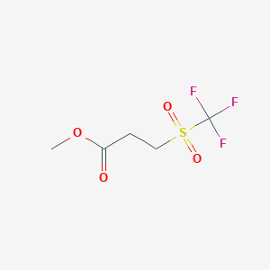 Methyl 3-trifluoromethanesulfonylpropanoate