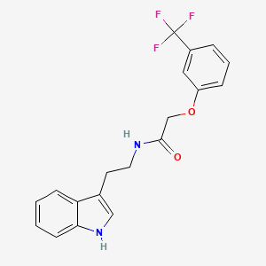 N-[2-(1H-indol-3-yl)ethyl]-2-[3-(trifluoromethyl)phenoxy]acetamide
