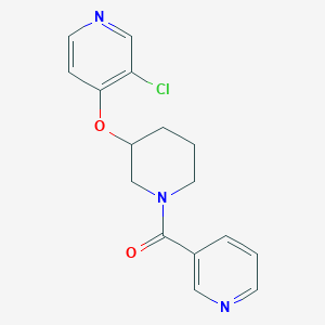 (3-((3-Chloropyridin-4-yl)oxy)piperidin-1-yl)(pyridin-3-yl)methanone