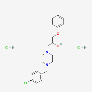 1-(4-(4-Chlorobenzyl)piperazin-1-yl)-3-(p-tolyloxy)propan-2-ol dihydrochloride