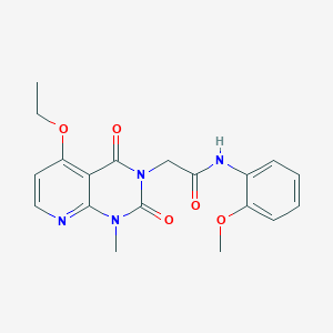 2-(5-ethoxy-1-methyl-2,4-dioxo-1,2-dihydropyrido[2,3-d]pyrimidin-3(4H)-yl)-N-(2-methoxyphenyl)acetamide