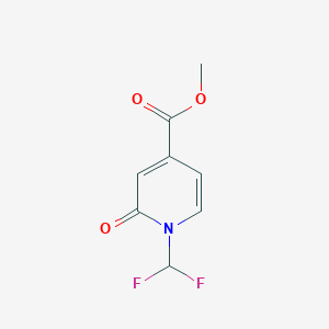 Methyl 1-(difluoromethyl)-2-oxo-1,2-dihydropyridine-4-carboxylate