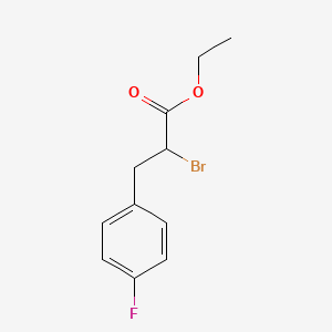 molecular formula C11H12BrFO2 B2812840 Ethyl 2-bromo-3-(4-fluorophenyl)propanoate CAS No. 448216-77-1