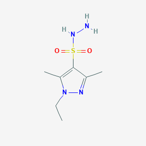B2812843 1-ethyl-3,5-dimethyl-1H-pyrazole-4-sulfonohydrazide CAS No. 1006356-40-6