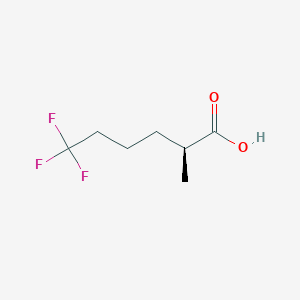 molecular formula C7H11F3O2 B2812996 (2S)-6,6,6-Trifluoro-2-methylhexanoic acid CAS No. 2248187-78-0