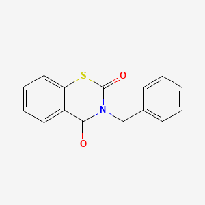 molecular formula C15H11NO2S B2812999 3-benzyl-3,4-dihydro-2H-1,3-benzothiazine-2,4-dione CAS No. 10353-44-3